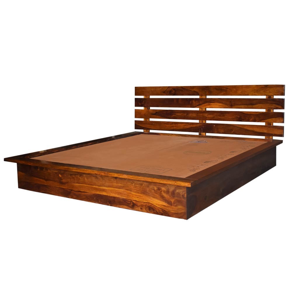 Shop Solid Wood Low Height Bed Without Storage At English