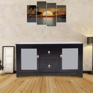 Shop Emaada Solid Wood Sideboard Cabinet At English