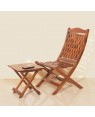 Solid Wooden Folding Gutti Chair 