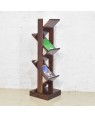 Sheesham Solid Wood Zigzag Book Shelf 