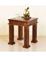 Solid Wood Side Peg Table