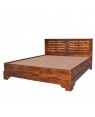  Solid Wood Tepper Patti Bed Without Storage