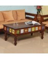 Solid Wooden Tiles Center Table 
