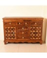 Solid Wood Brass Cabinet 