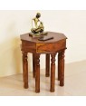 Solid Wood Eight Legs Peg Table