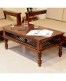 Solid Wood Iron Wooden Center Table 