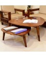 Brent Solid Wood Double Top Center Table