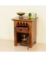 Neptuna Bedside Table Natural Finish