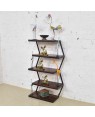 Solid Wood Iron Sheesham Book Shelf 