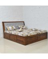  Solid Wood Abran Bed Box Storage Bed