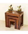 Solid Wood Stool set of 3