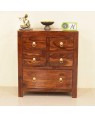 Solid Wood Kabra Side Board and Chest of Drawers 