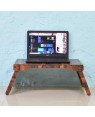 Solid Brown Wood Follding Laptop Tables