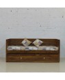 Solid Wooden Sofa Cum Trolly Bed  
