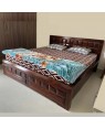 Solid Wooden Florence Diamond Bed With Storage