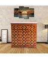 Solid Wood Brass Sideboard