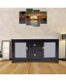 Emaada Solid Wood Sideboard Cabinet