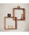 Wooden Boxy Modular Wall Shelf