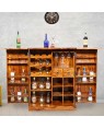 Solid Wood Tiles Design Regular Bar