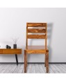 Simple Solid Sheesham Wood Dining Chair