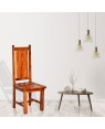 Long Back Solid Sheesham Wood Dining Chair