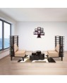  Solid Wood Glentana Design Sofa Set