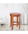 Solid Wooden Sheesham Rounded Bar Chair