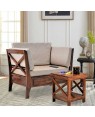 Aldrich Solid Wood Single Seater sofa