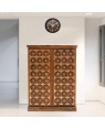 Sheesham Wood Regular Brass Design home Bar Cabinet