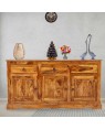 Solid Wood Sheehsam Siramika Sideboard Three Drawers