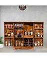 Solid Sheesham Wood Tiles Design Regular Bar