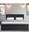 Solid Wood Diamond Sheesham bed with Storage 