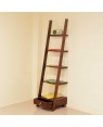 Solid Wood Valentina Ladder Book Shelf