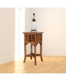 Solid Wood Corner Sheesham Lamp Stand 