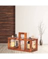 Solid Wood Basket Design Bar