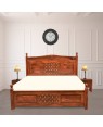 Solid Wood Downey Sheehsam Bed Without Storage