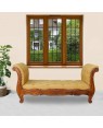 Wooden Banch and Sofa Couch