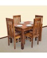 Solid Wood Orson Sheesham Four Seater Dining Table 