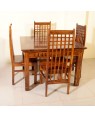 Wooden Dining Table and Chair 