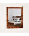 Solid Wood Diamond Design Mirror Frame 