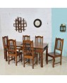 Wooden Dining Table and Chair 