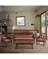 Solid Wood Sheehsam Marwadi Sofa Set