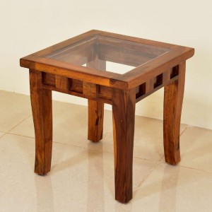 Solid Wood Zinnia Peg Side Table