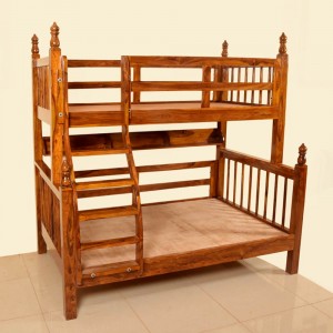 Quincy Sheesham Wood Bunk Bed