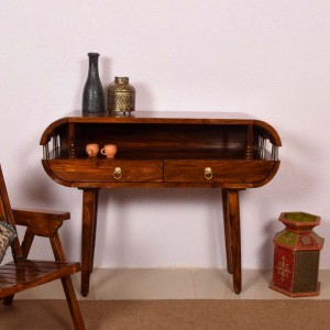 Solid Wooden Hasthshilpa Lounge Console Table