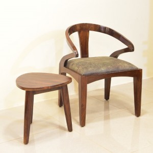 Wooden Arm Easy Chair for Home decor
