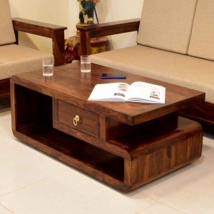 Striado Double Top Drawer Center Table