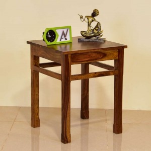 Solid Wood Polka Side Table and Peg Table 