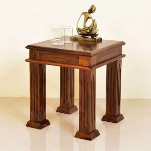 Solid Wood Side Peg Table