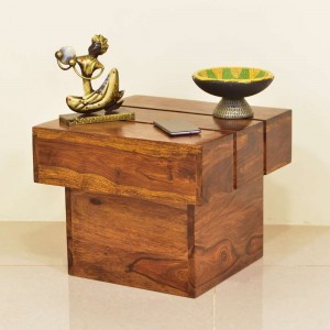 Solid Wood Rory Side Table and Peg Table 